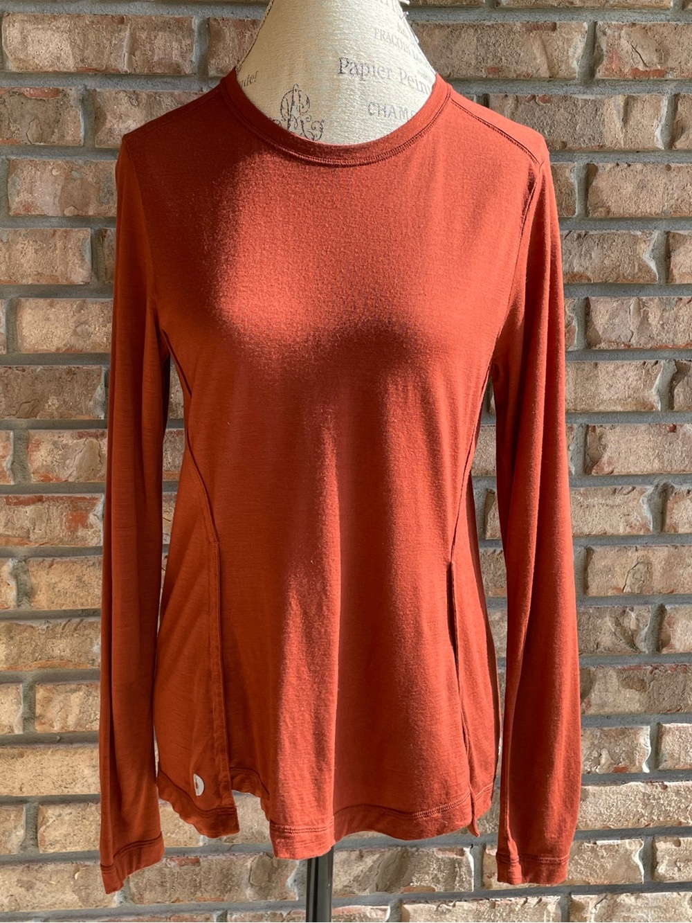 Smartwool Women's Long-Sleeve Top in Rust